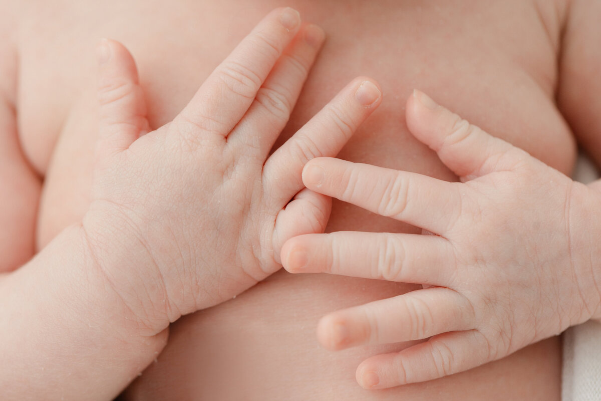 Newborn photography session at a Philadelphia photography studio - 5