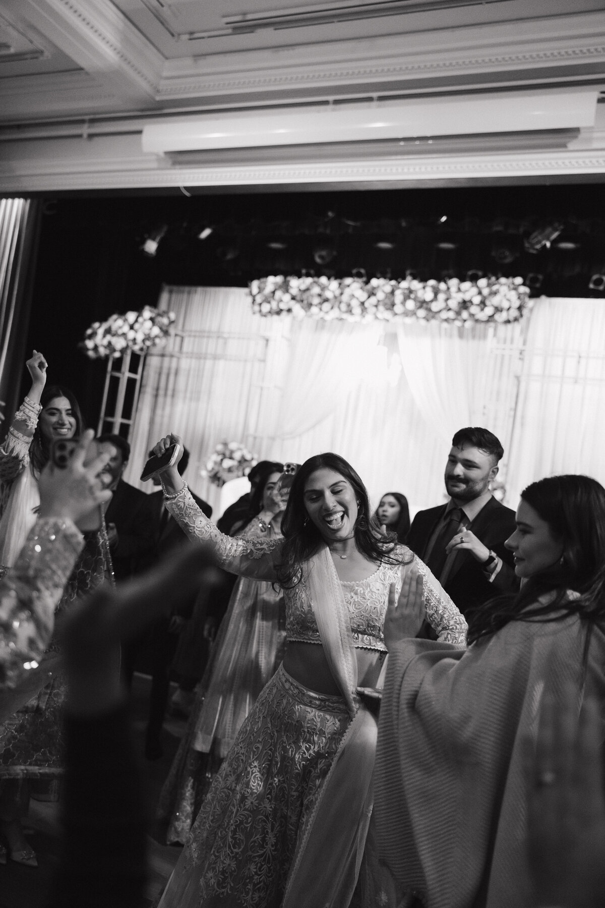 Candid dance floor energy captured by wedding photographers in Puerto Rico

