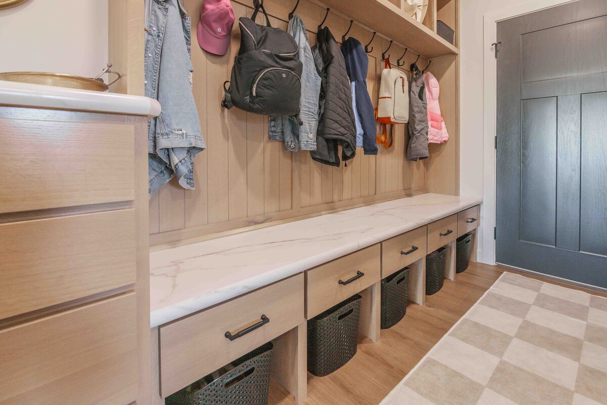 mudroom renovation for Golden Buffalo