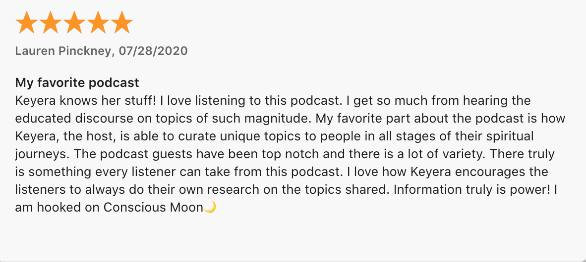 podcast review 1