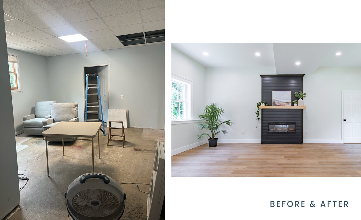 Living room B&A