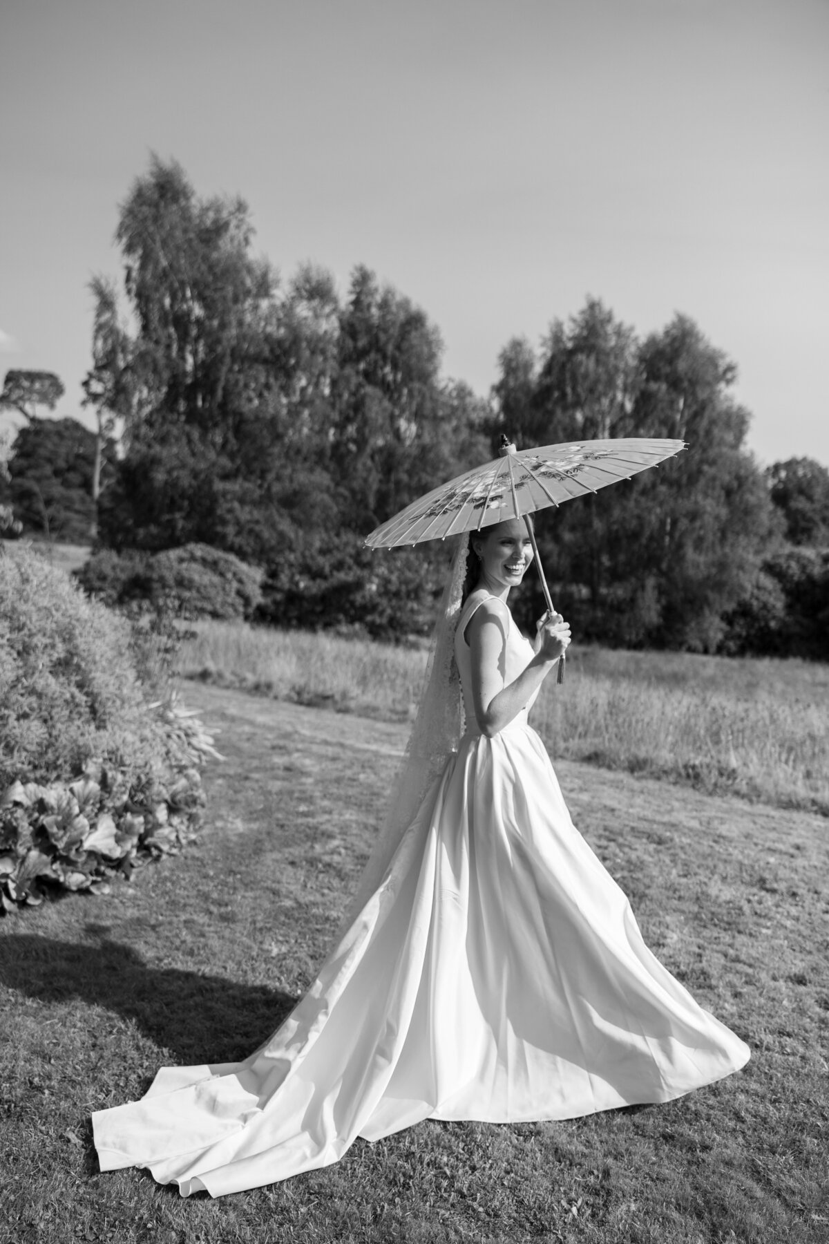 Editorial bridal portrait at West Sussex, London