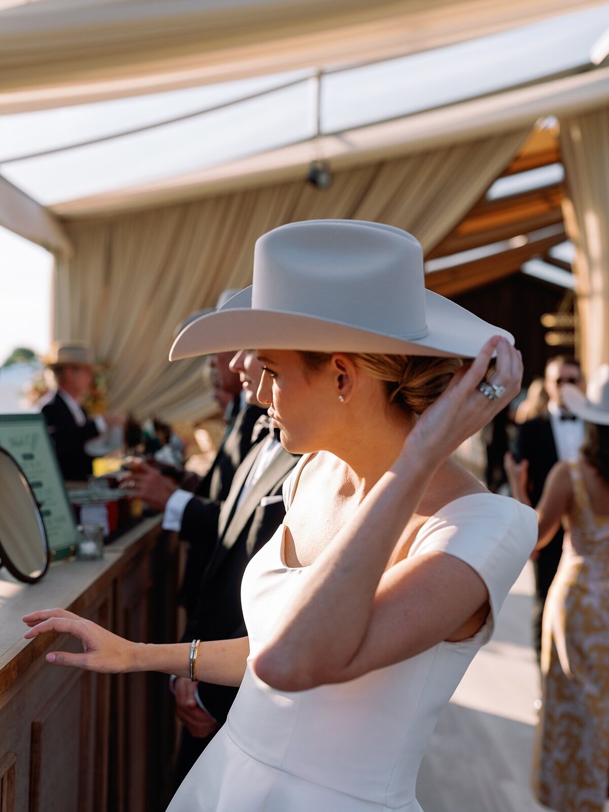 Custom tented wedding celebration with fall Ralph Lauren vibes at private polo farm in Aiken, South Carolina by Sarah Bradshaw_0220