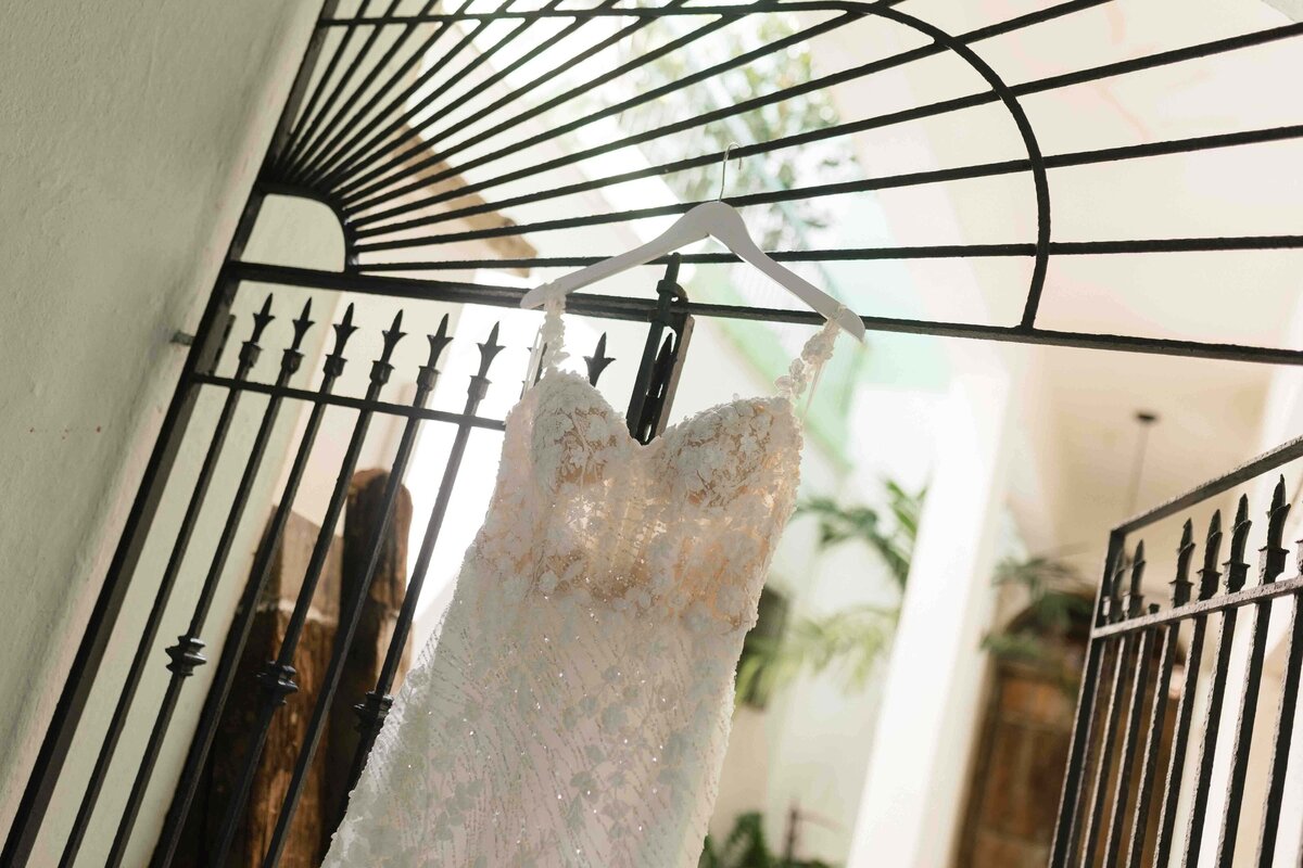 Wedding dress for a Puerto Rico destination wedding