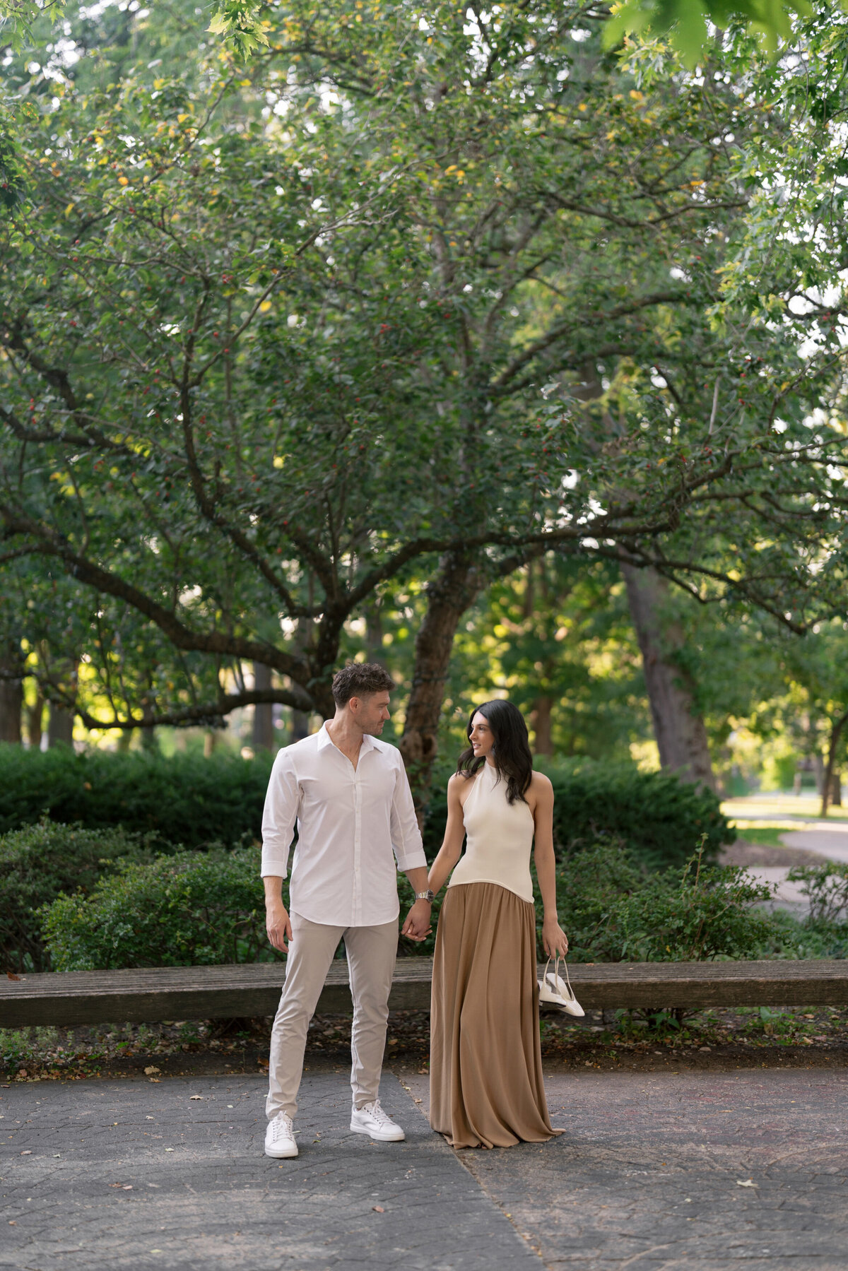 Aspen-Avenue-Chicago-Wedding-Photographer-Engagement-Session-Northwestern-University-Evanston-Prada-Puppy-Editorial-Candid-Stylist-Beach-37