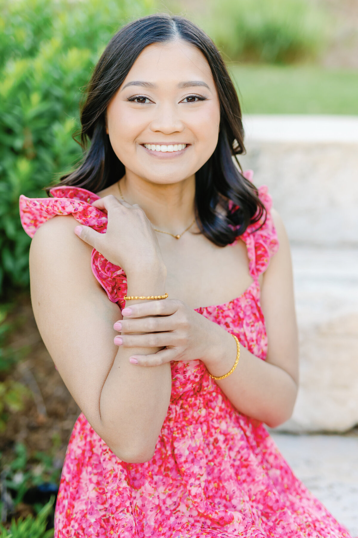 OU Senior photoshoot - Myriad Gardens OKC - Amanda Hitchen Photography-11