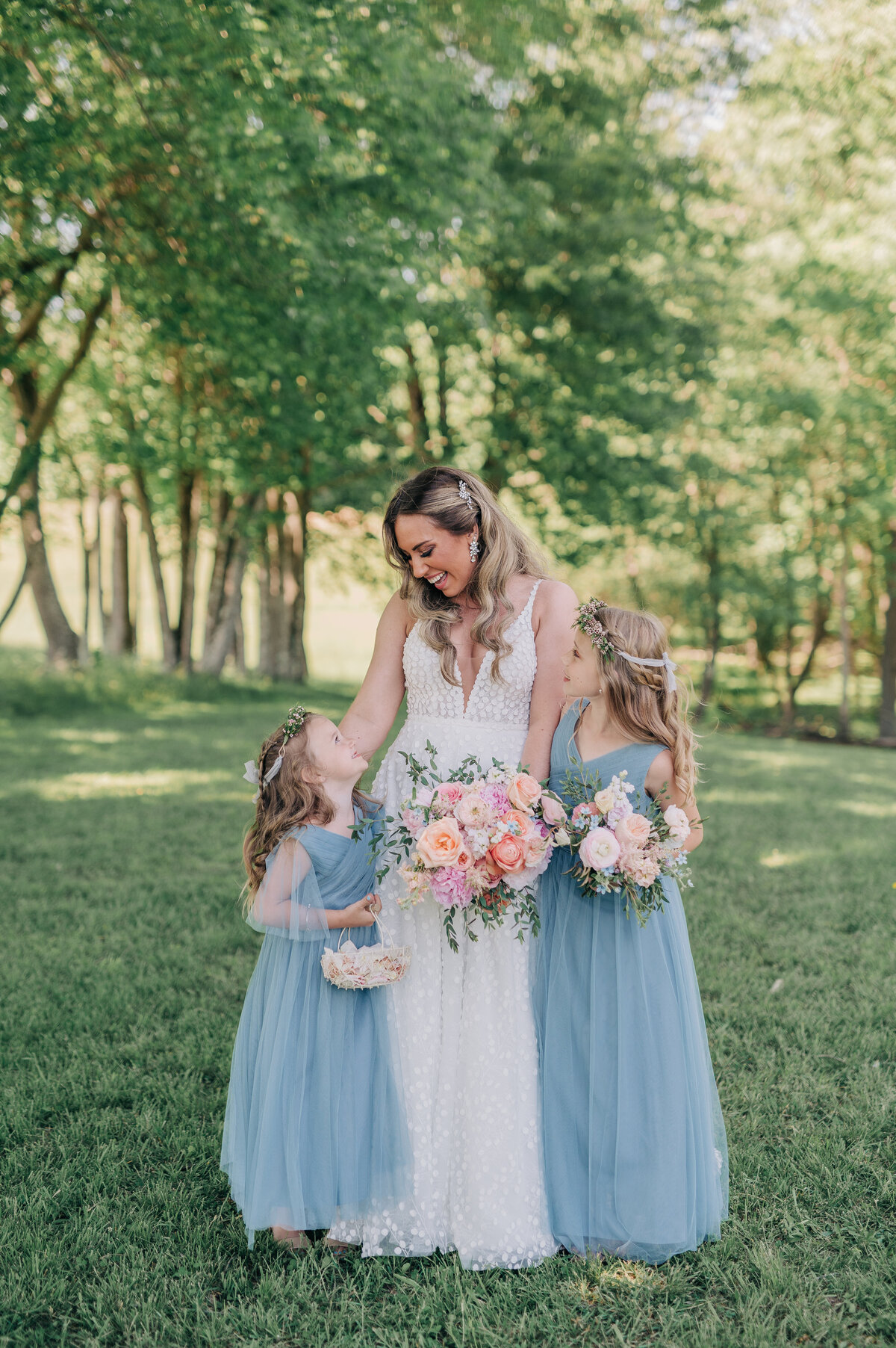 Revelry Flower Girl Dresses at Tuckd Inn Farm