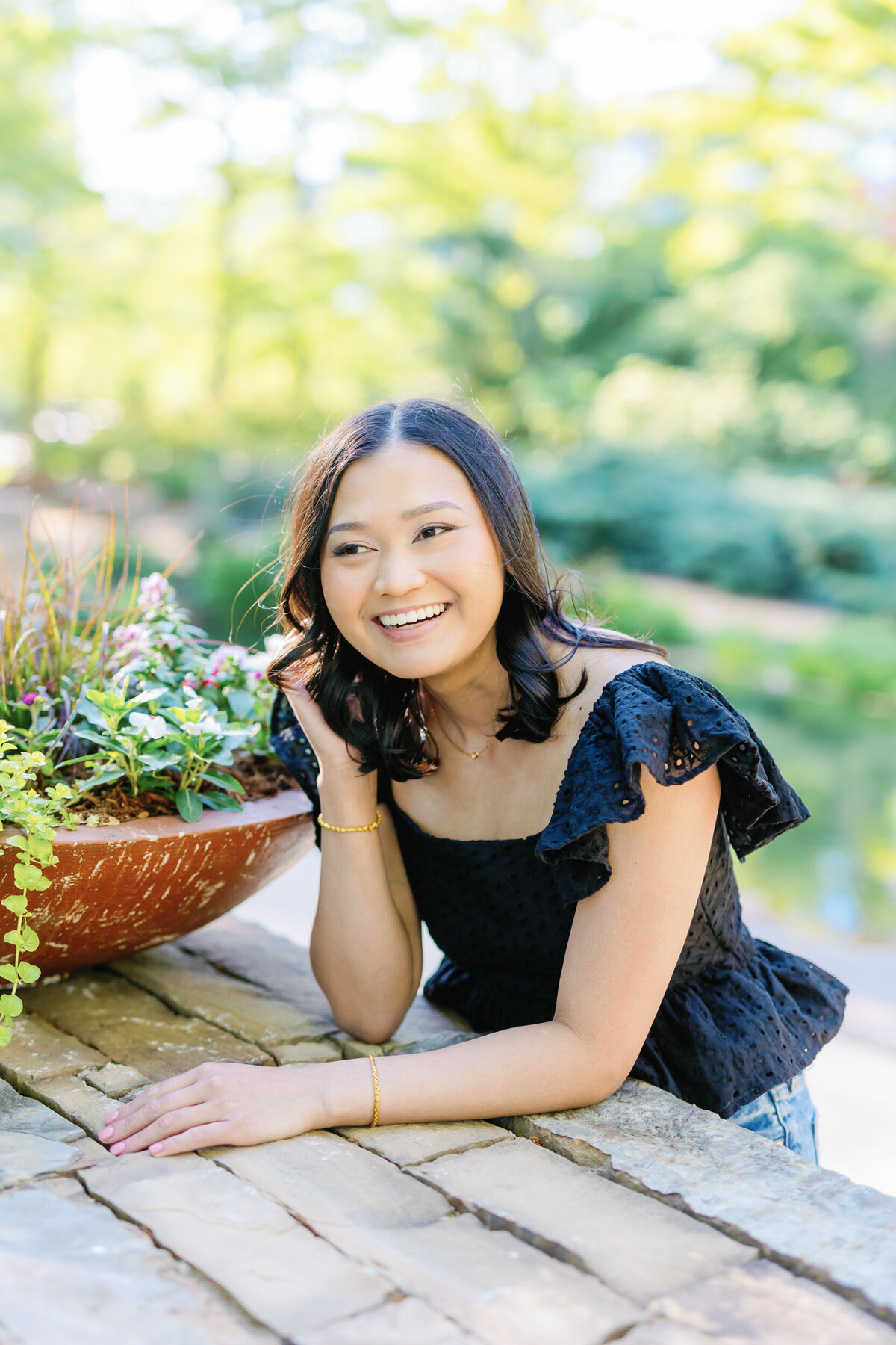 OU Senior photoshoot - Myriad Gardens OKC - Amanda Hitchen Photography-3
