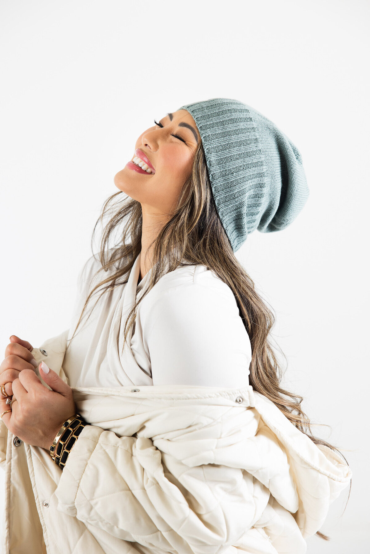 Coastal Cashmere Seattle Beanie Seaglass 2