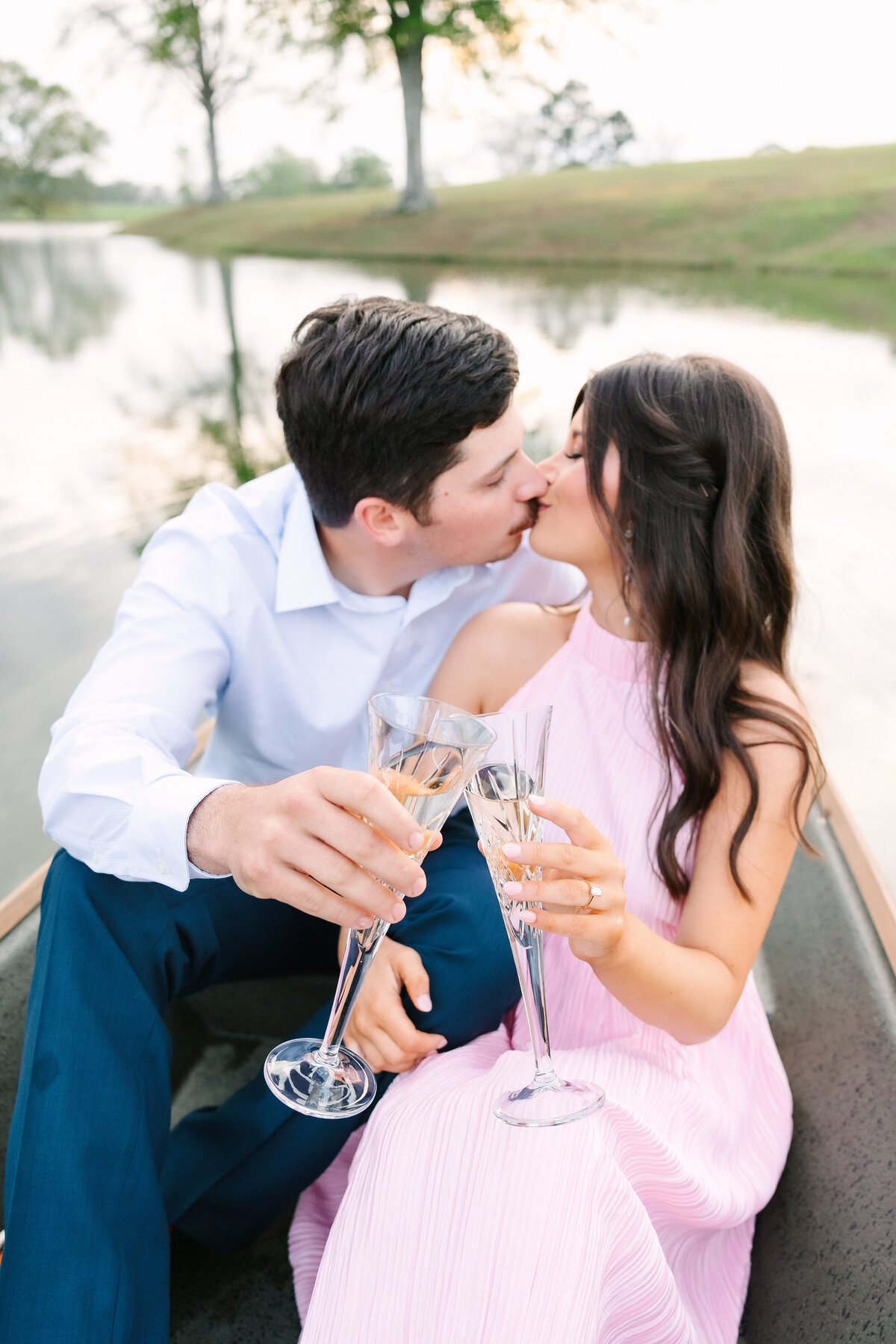 Louisiana Engagements Canoe Photographer