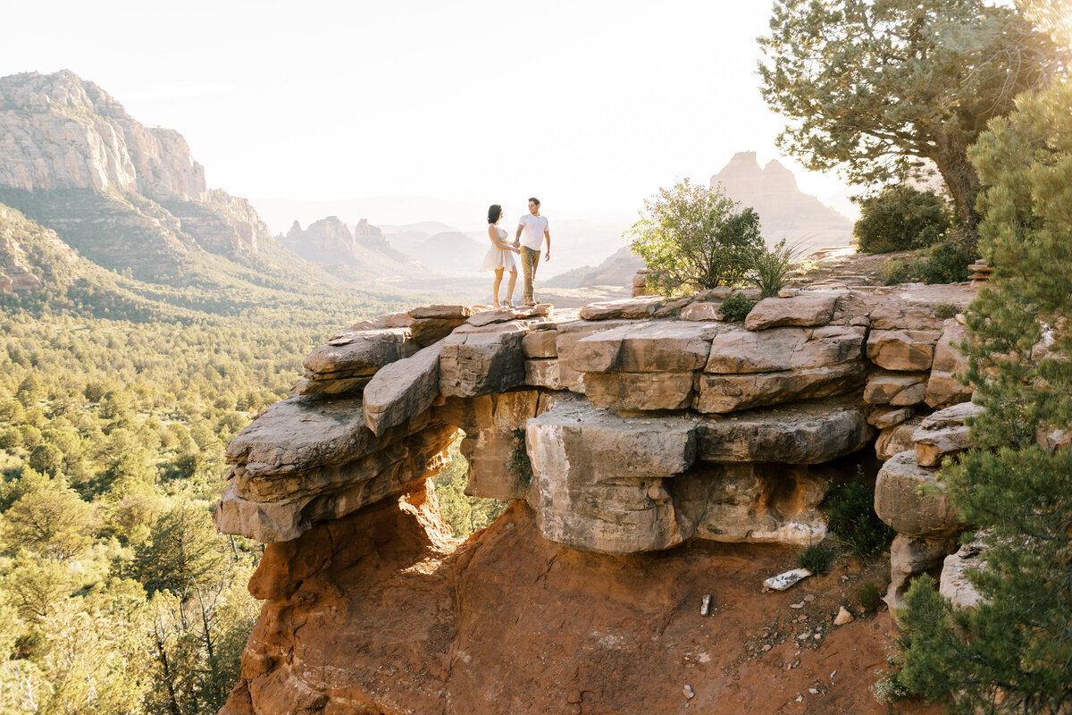 Merry-Go-Round Rock Sedona Engagement