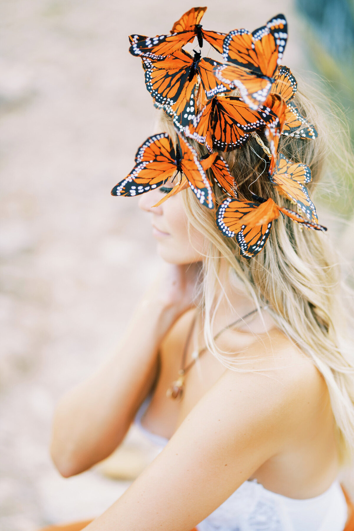 Floral Headpiece - Kristen Kay Photography - MyloFleur Florist-8046