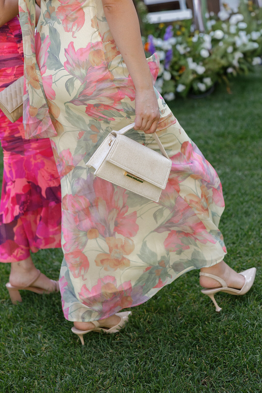 wedding guest fashion at santa barbara wedding