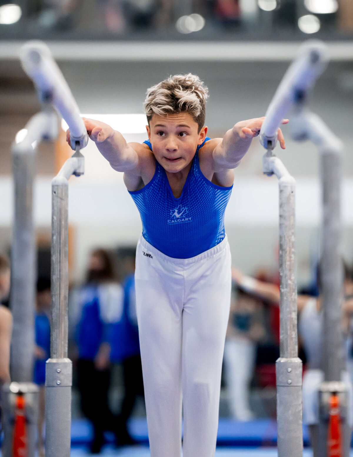 Photo by Luke O'Geil taken at the 2023 inaugural Grizzly Classic men's artistic gymnastics competitionA1_02110