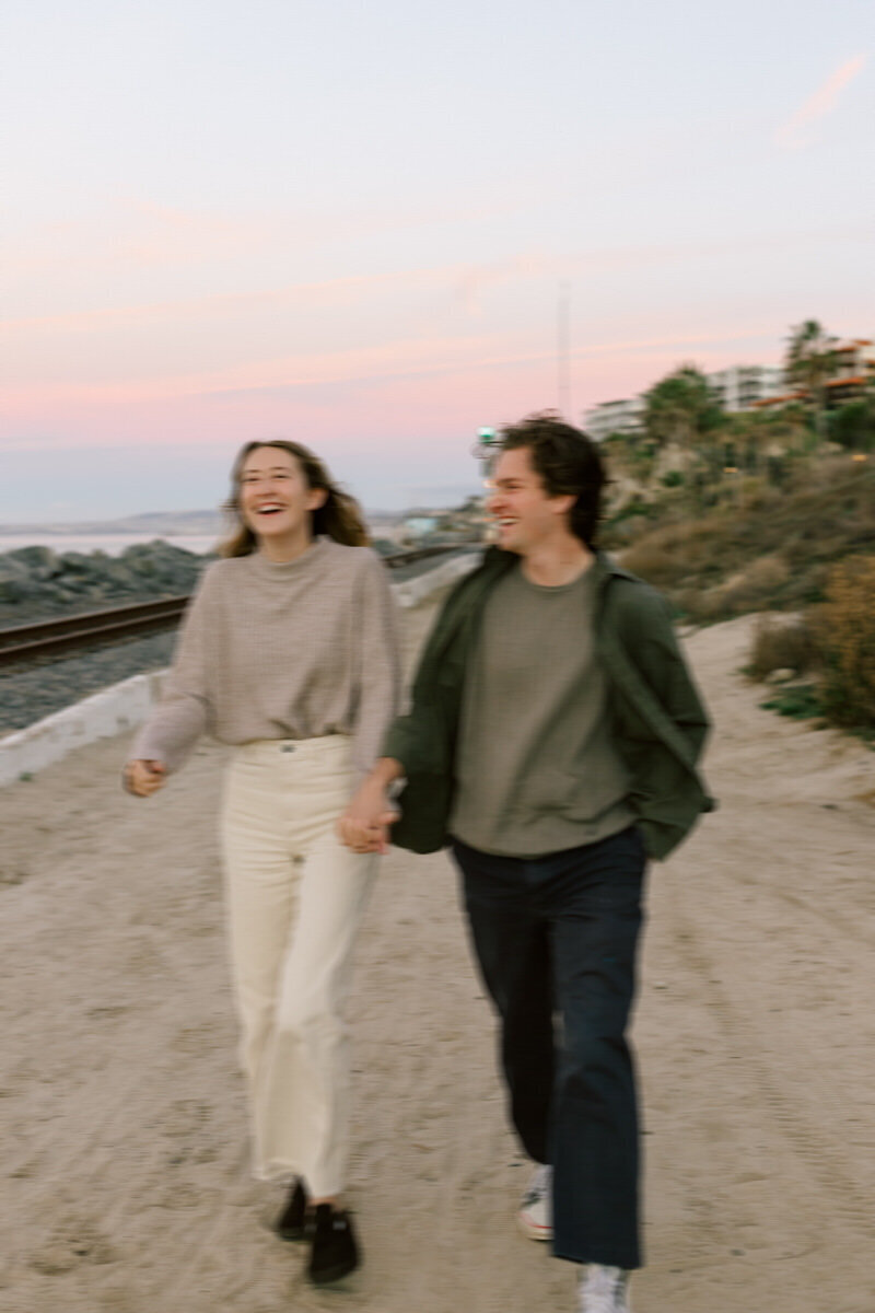 A couple session in San Clemente, CA at sunrise