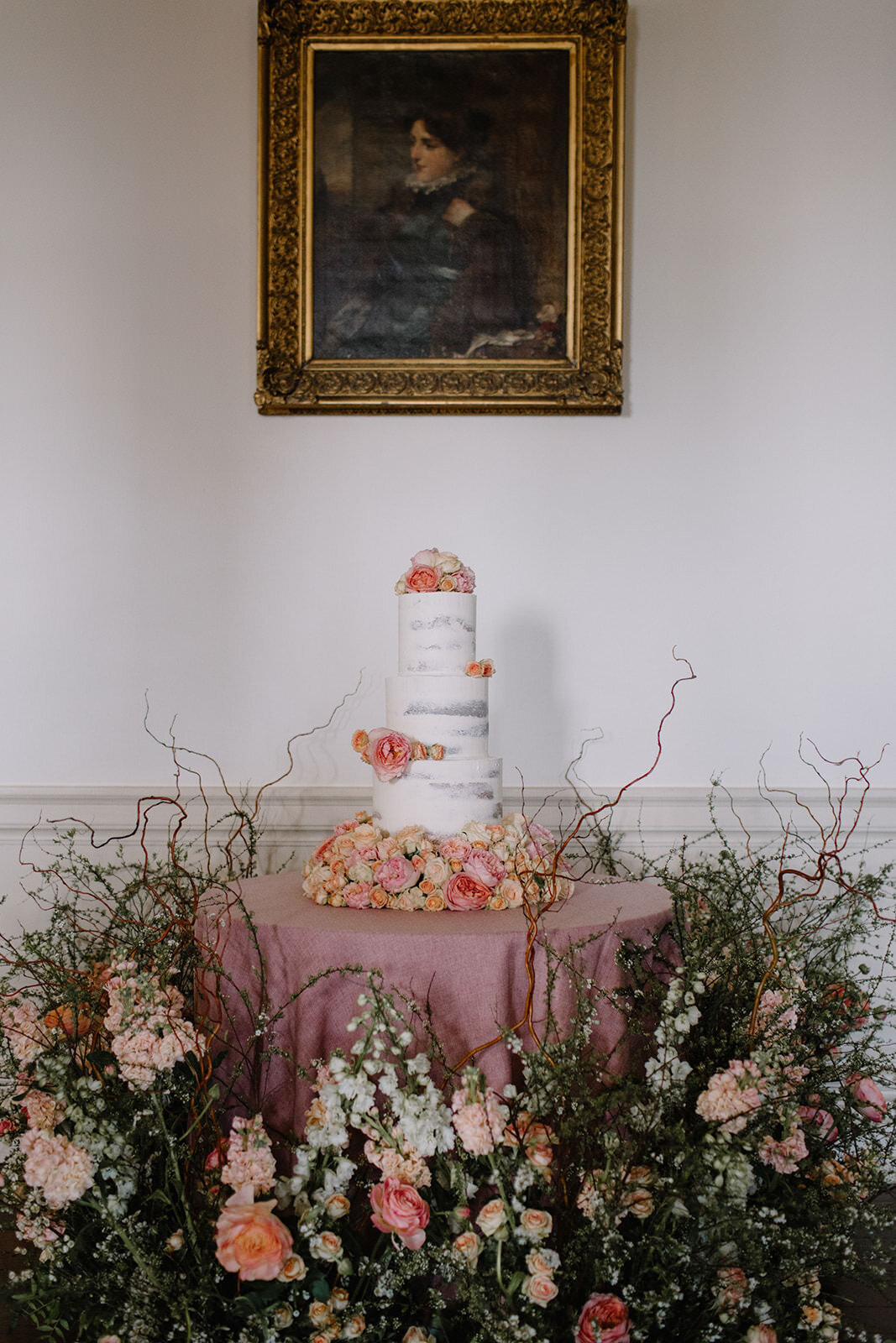 blush spring wedding