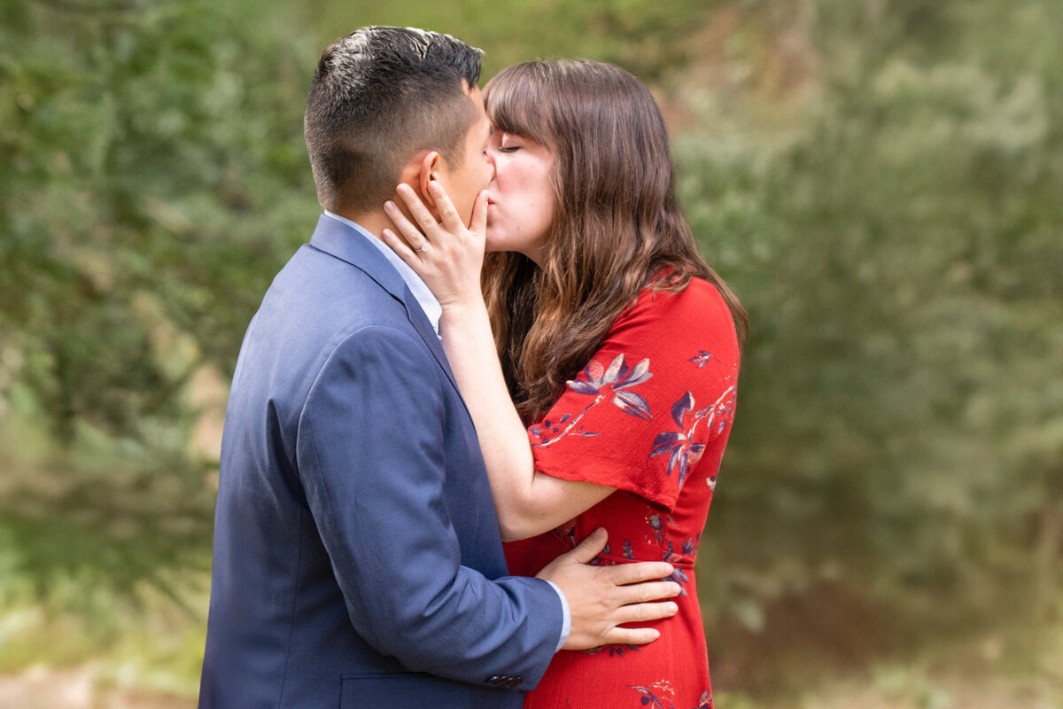 Kosuke & Chelsea  Engagement Portraits_ California Redwoods _08