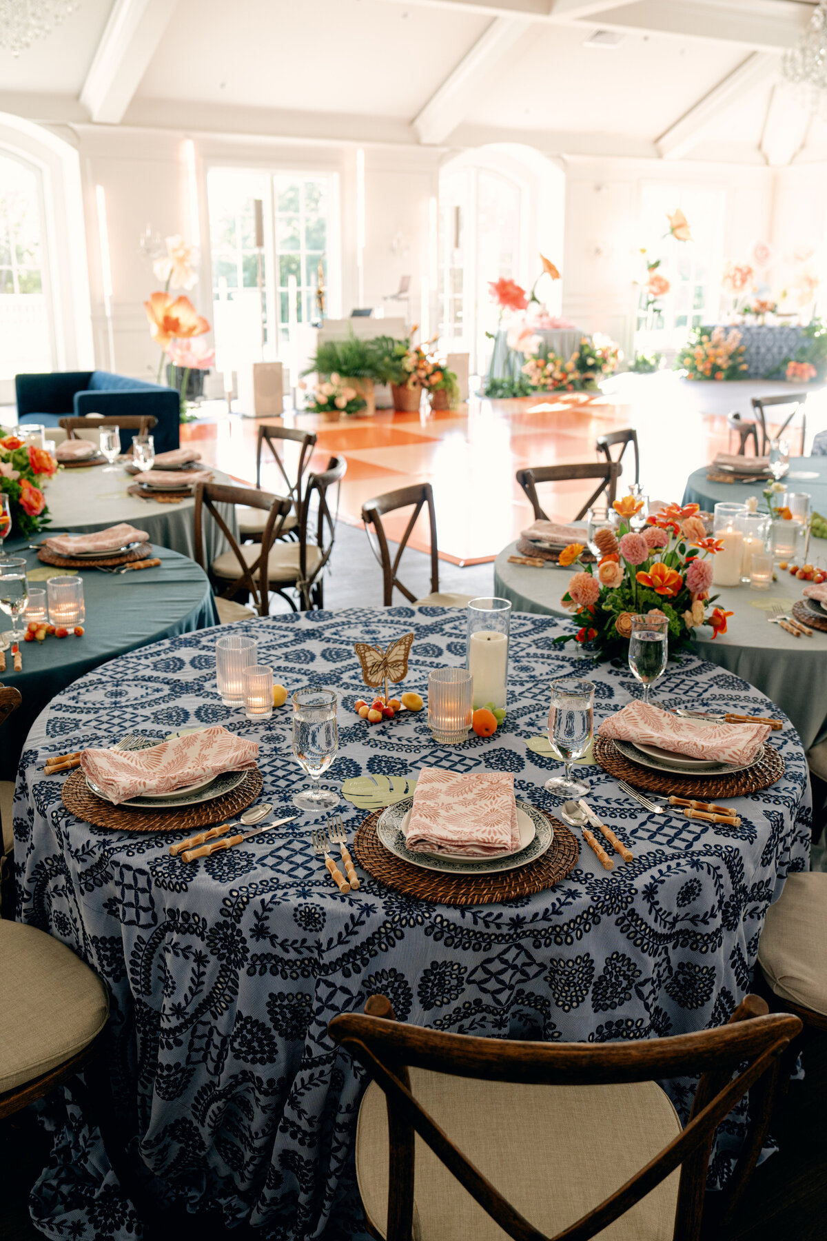 kc cloud events hillside estate ceremony wedding planner designer colorful reception 2