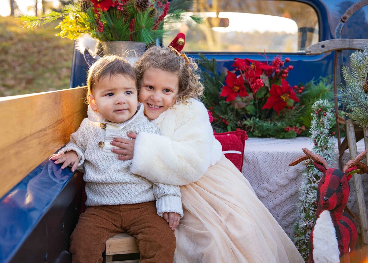 Farm truck photography christmas truck mini session