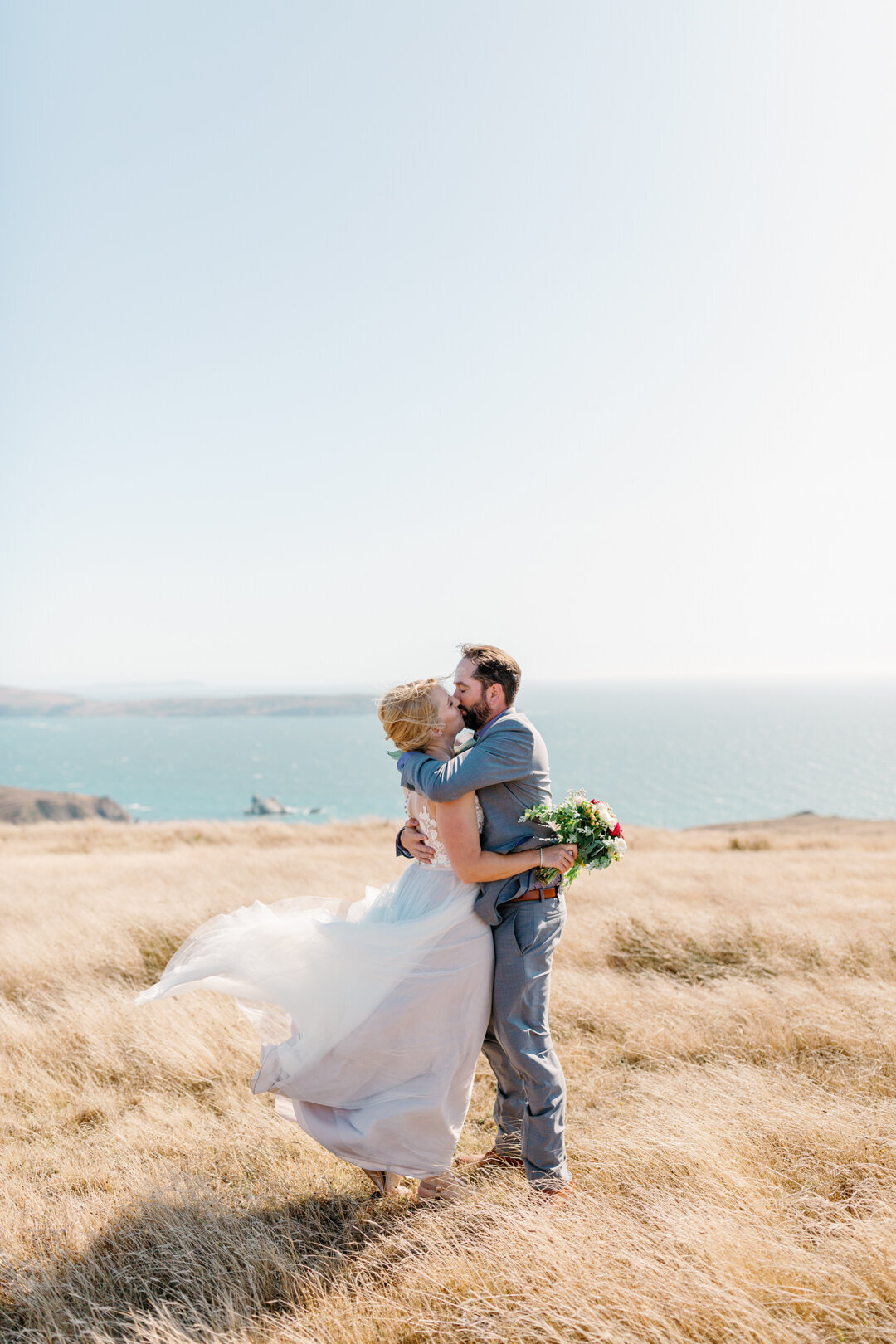 Marin Headlands wedding on the coast