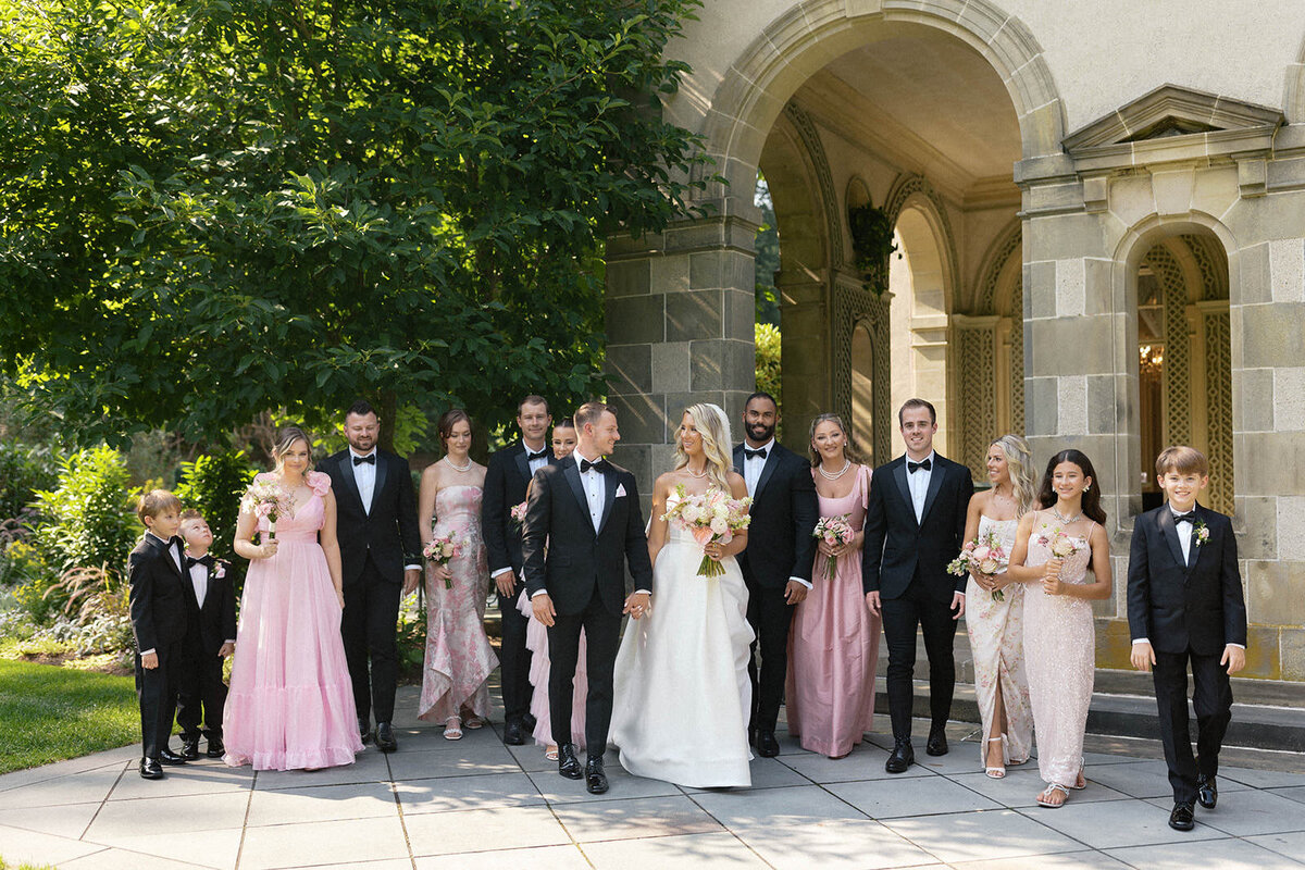 Pink destination wedding in newport-Halie Child Photography-31