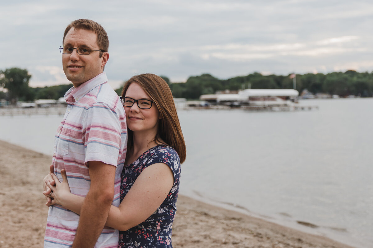 Beach Engagement Portrait