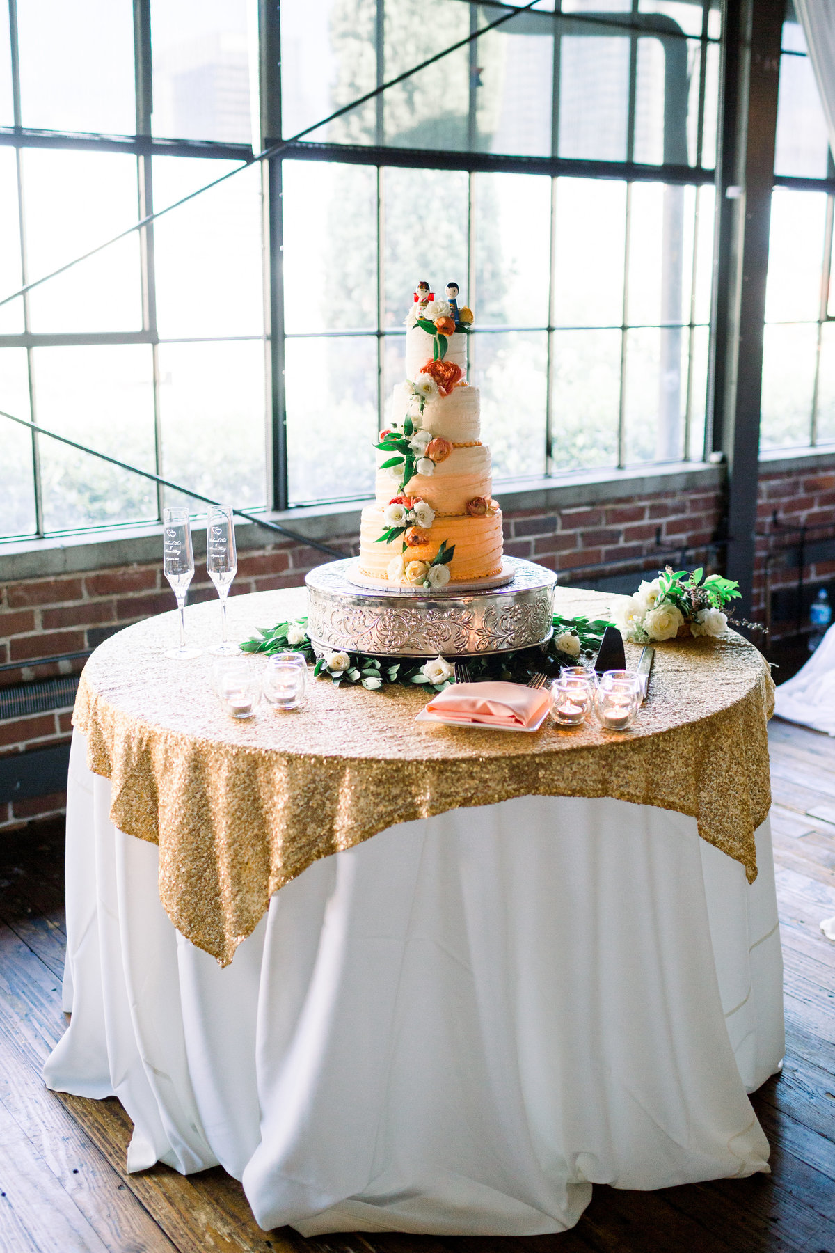 A traditional, industrial wedding at Summerour Studio in Atlanta, Georgia.