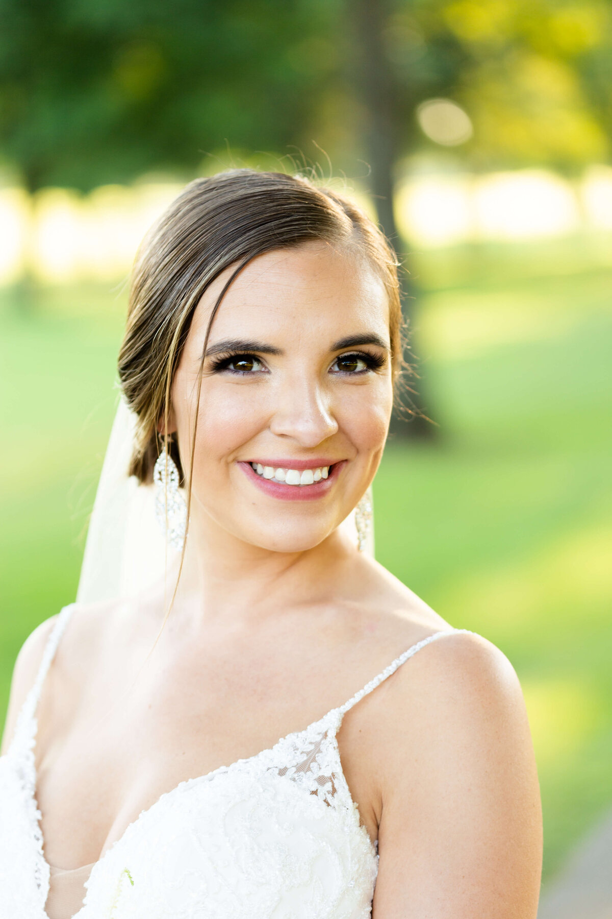 Bridal portrait at wedding at Stones River Country Club