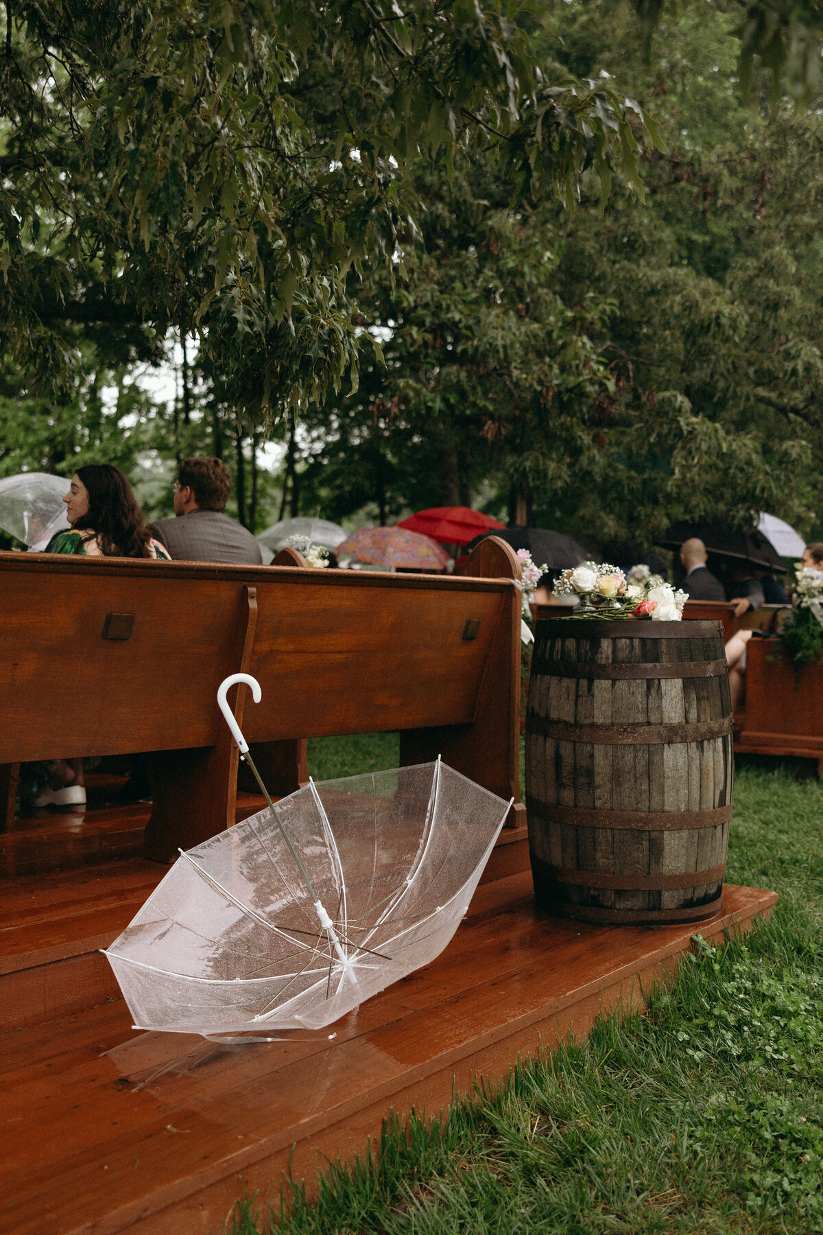 Outdoor Wedding Ceremony by Richmond VA Wedding Photographer