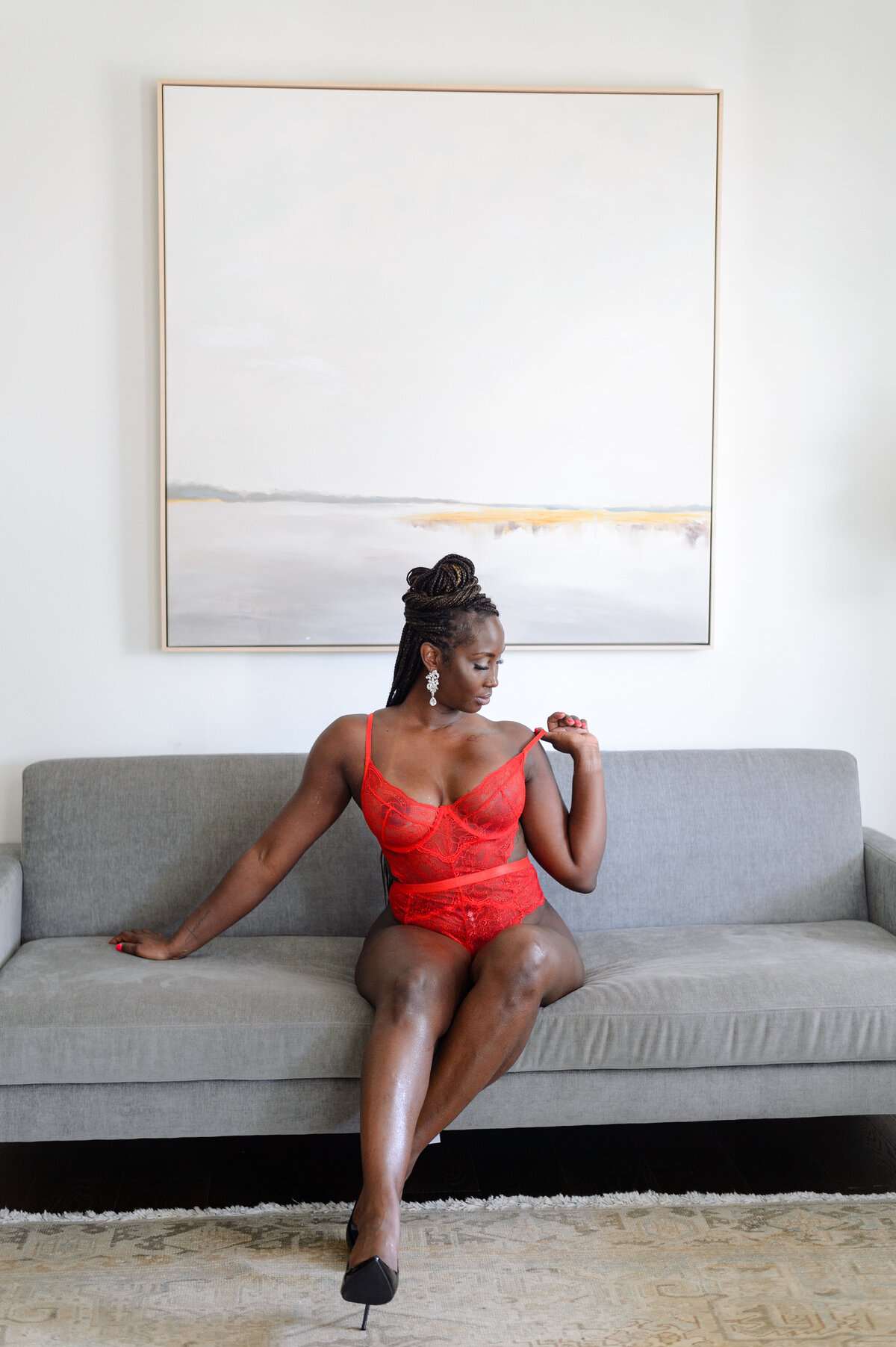 The Grand Lady + Manor TX + Austin Boudoir Photographer 069