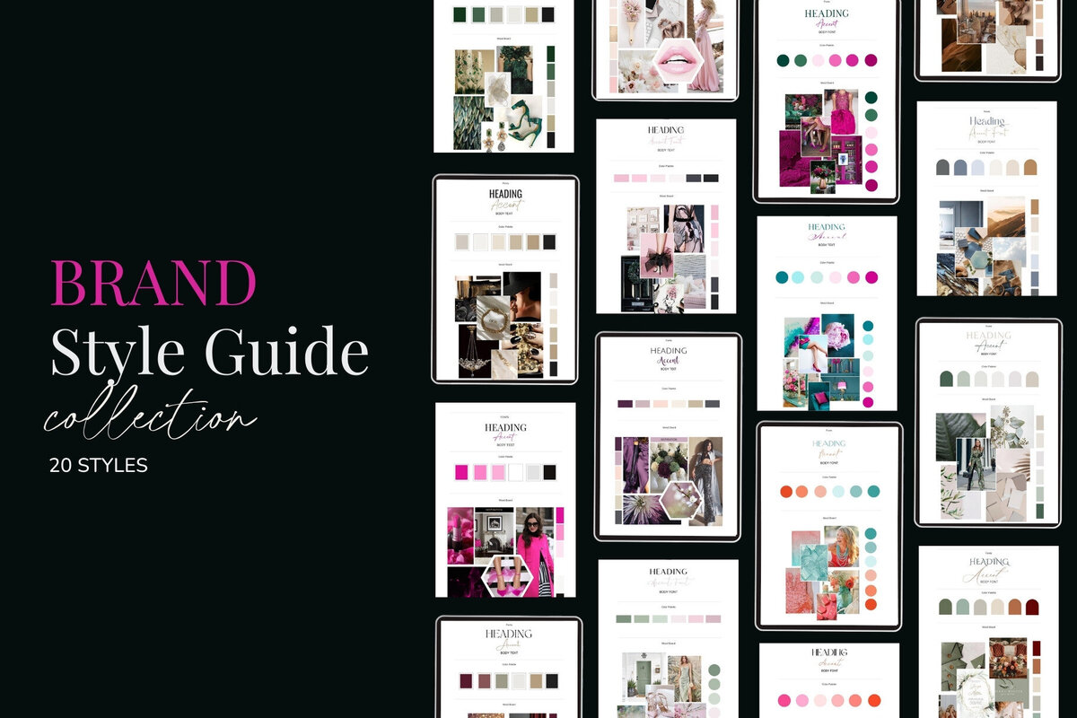 Style Guide Collection | DIY Brand Guides for a Cohesive Brand