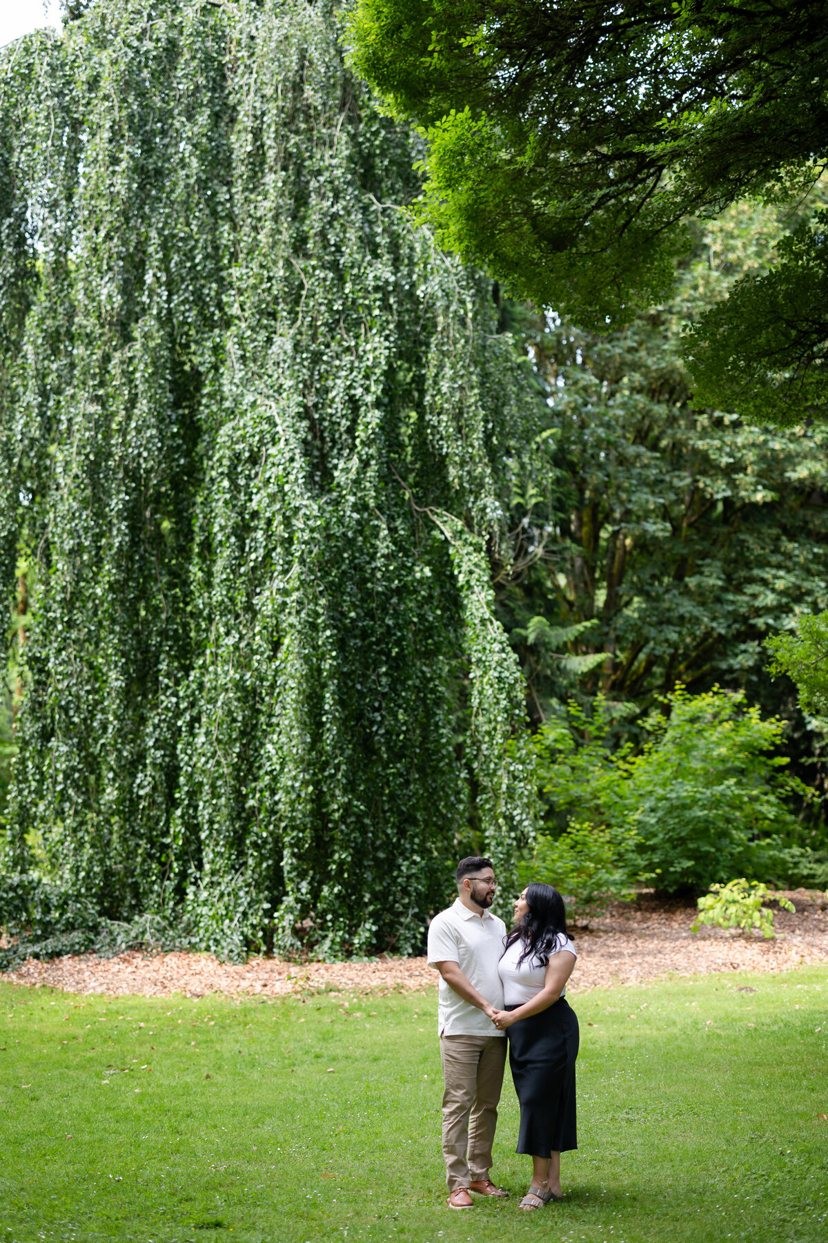 engagement and Surprise Seattle wedding photography Seattle Arboretum - 14