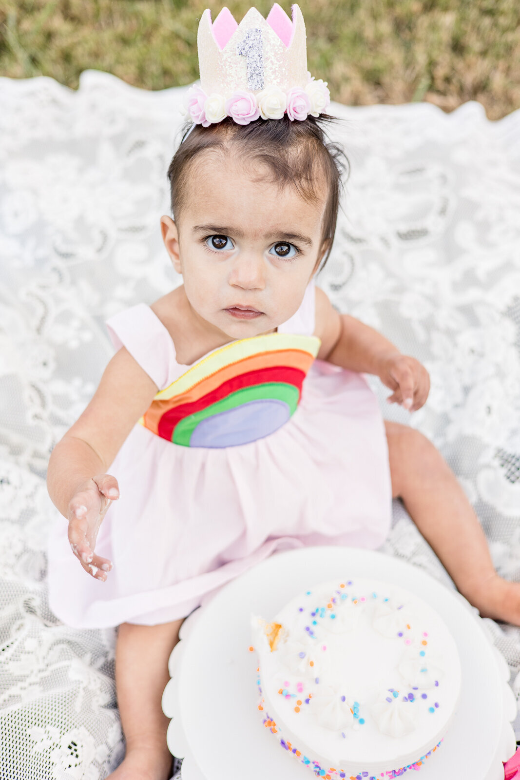Outdoor_cake_smash_one_year_photography_session_Georgetown_KY_photographer_baby_girl-5