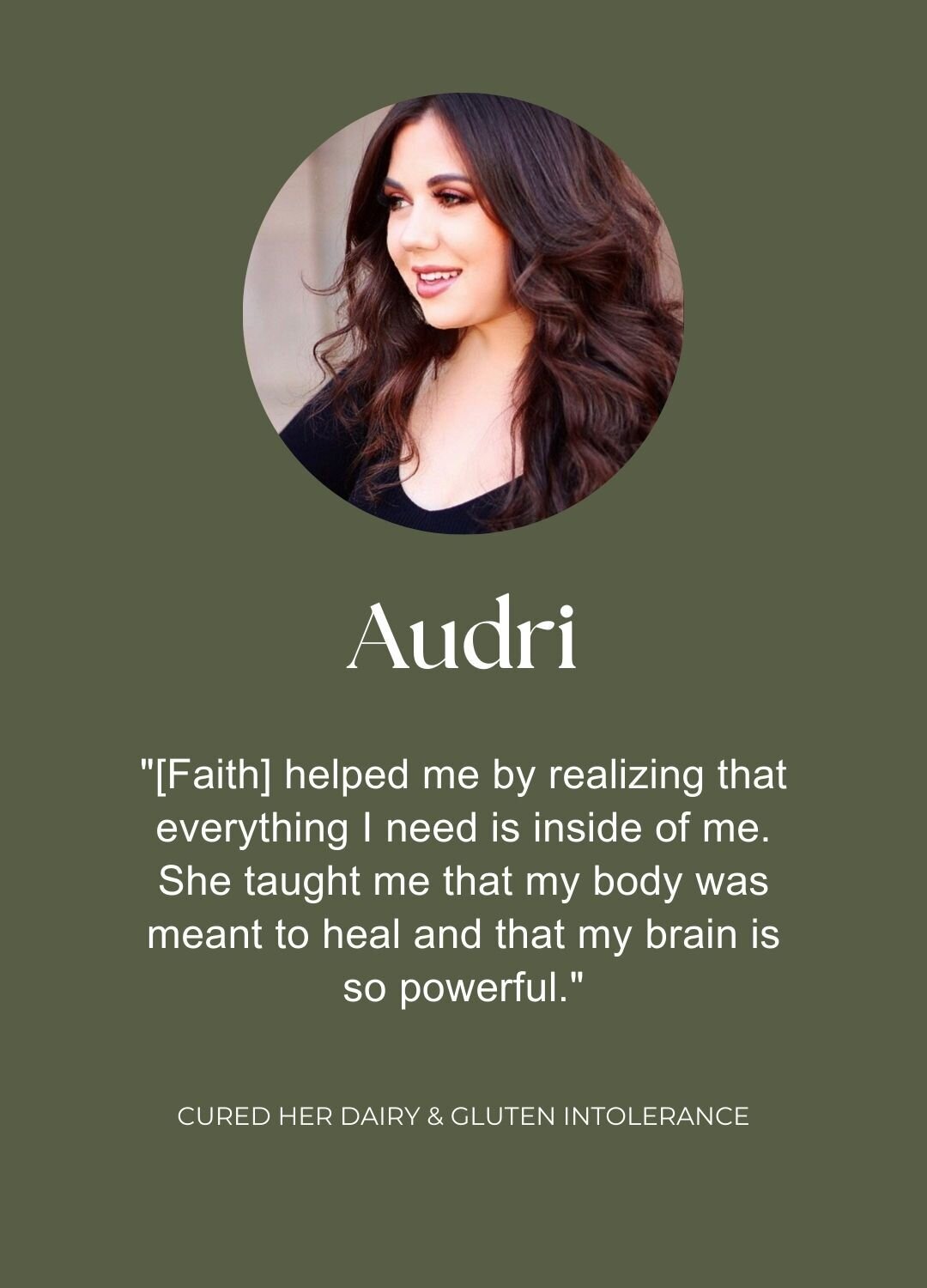 Audri Testimonial