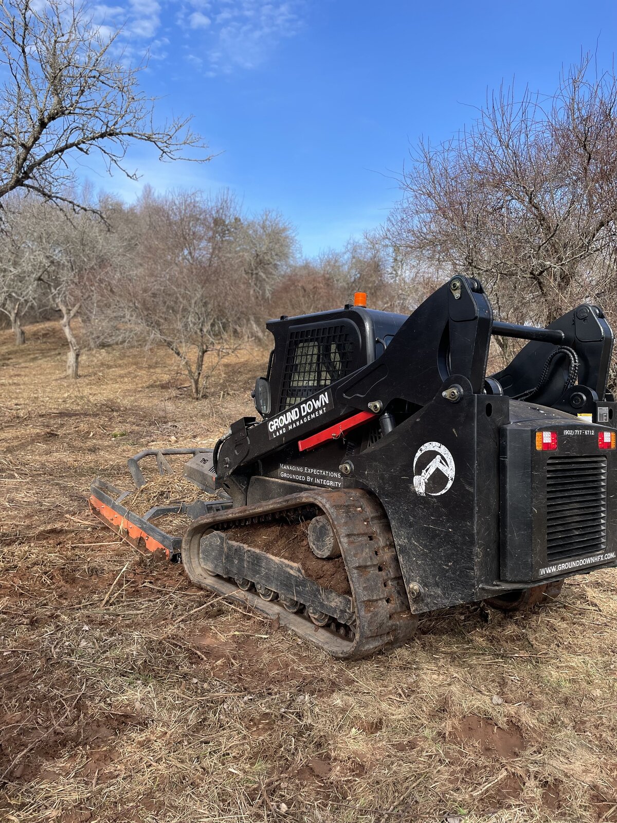 Ground Down Land Management - Excavation Services - Nova Scotia - Property Access - Trail Systems - Driveways - Patios - Landscaping - Mulching