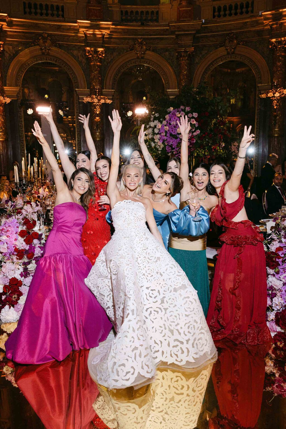 extravagant wedding in paris france 92