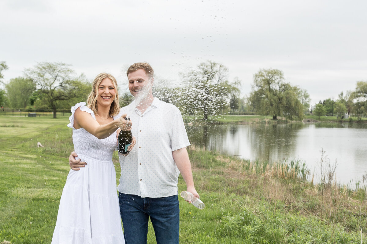 Belle Isle Engagement Photos in Detroit Michigan