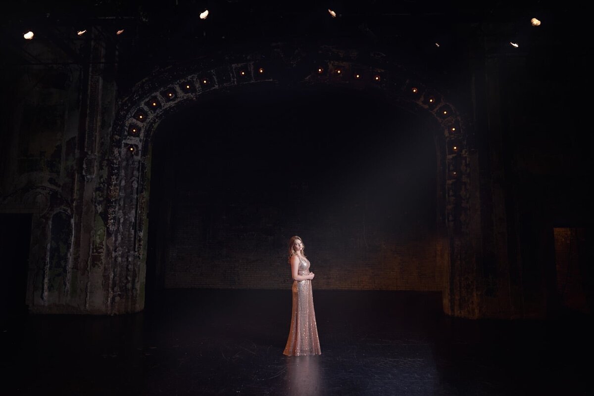 Elegant Woman on Dramatic Stage-16
