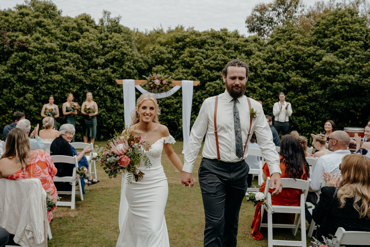 Eliza and Luke's big day by wedding photographer Mornington, Jake Grinde.