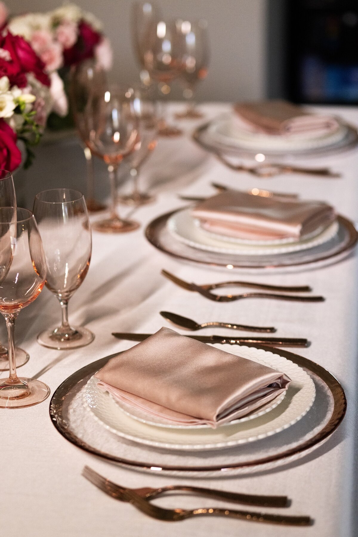 wedding table settings