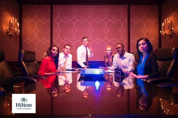 Hilton hotel-ad-styling-models