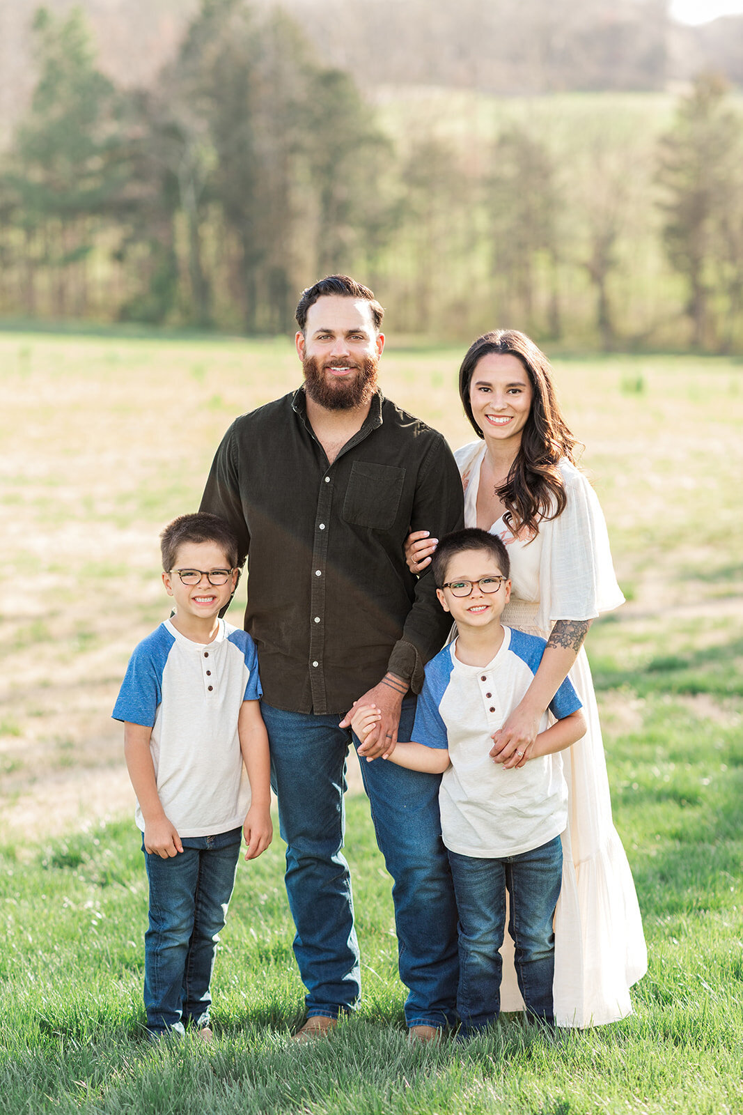 Custom-designed family artwork for home and office