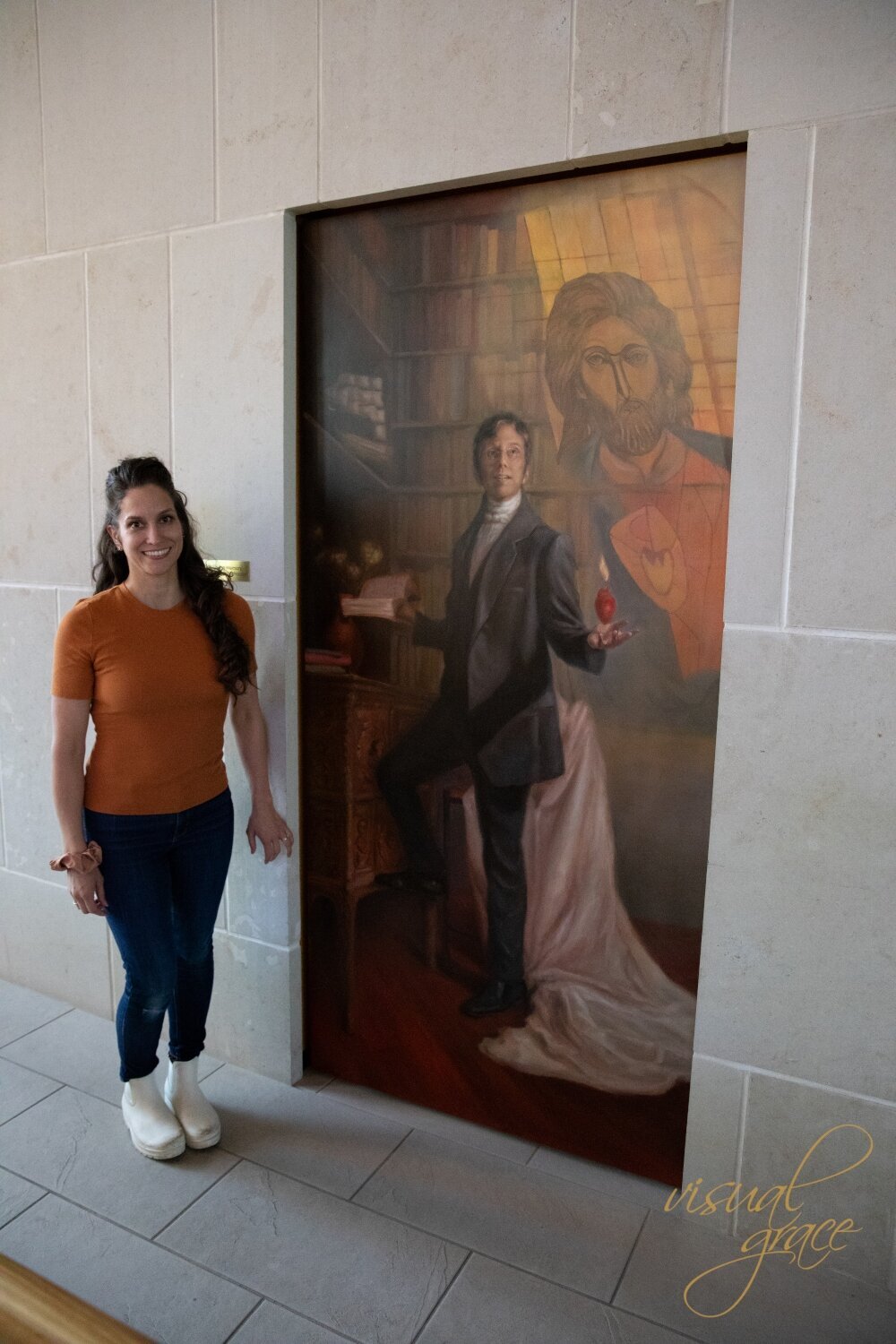 Newman Center Catholic painting