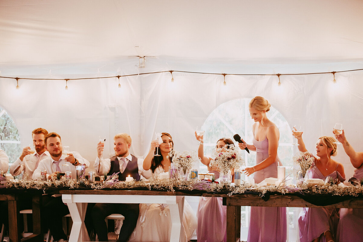 Toledo Area Outdoor Tent Wedding Venue