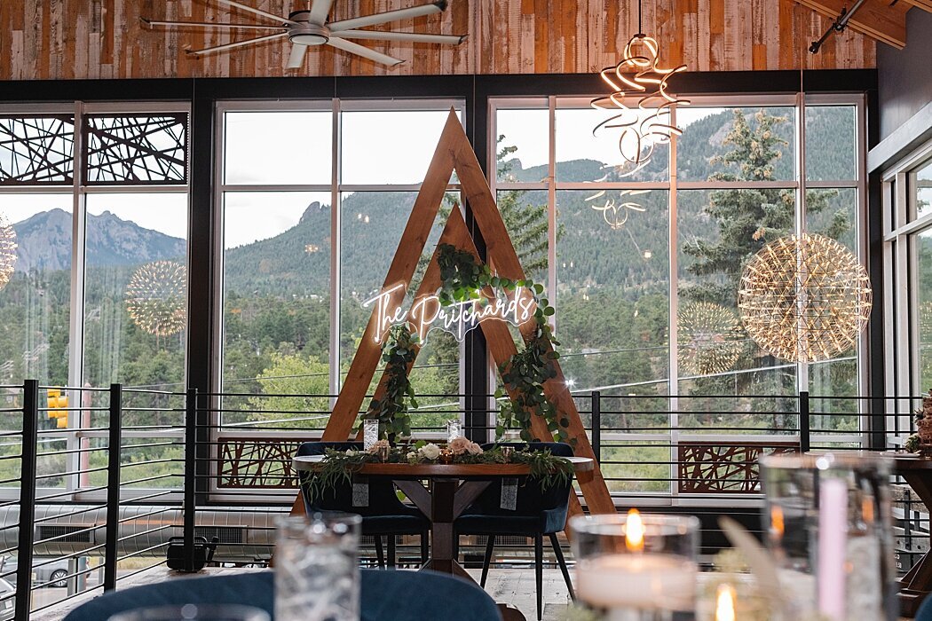 wedding reception venue near Rocky Mountain national park
