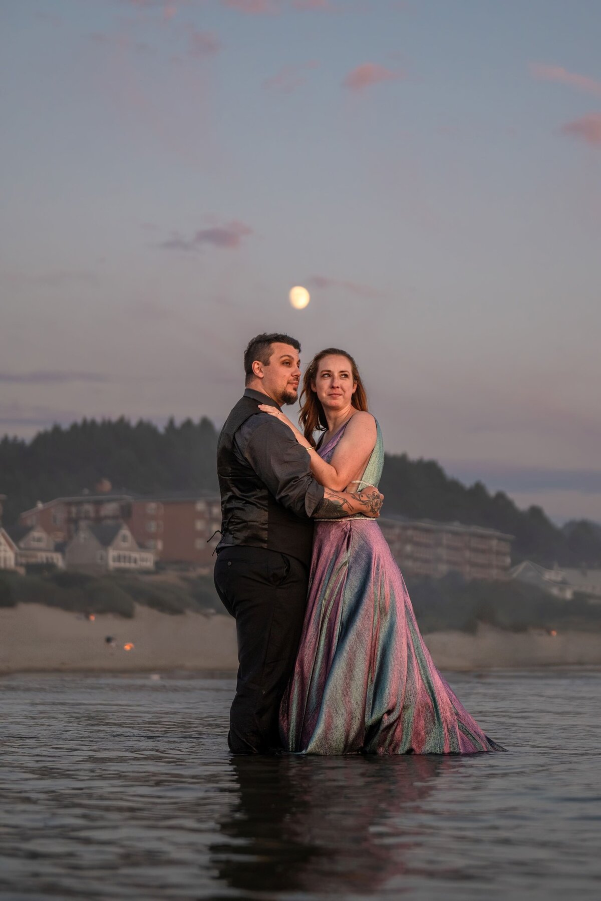 Oregon-Coast-Elopement-Full-Moon-2