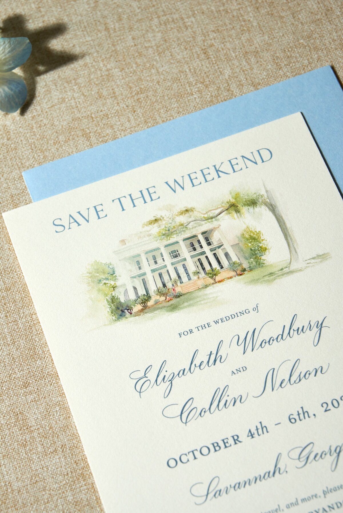 LowcountryPaperCo_Libby&Collin_SaveTheDate_WatercolorVenue