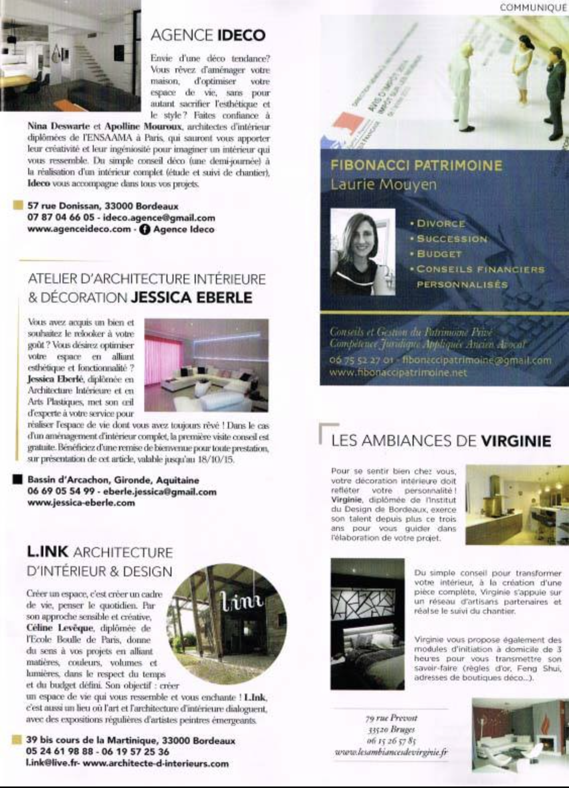 presse Jessica Eberlé architecte bassin Arcachon