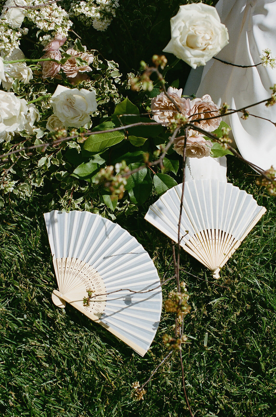 paper fans for wedding