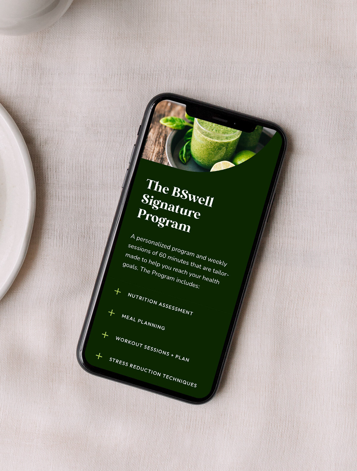 nutrition coach program on iphone